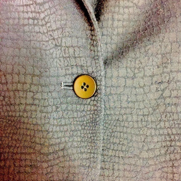 TAHARI Reptile Crocodile Print Blazer‎ - Picture 8 of 10